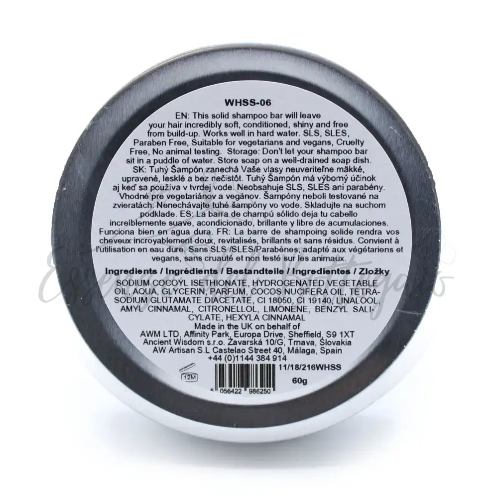 Wild Hare Shampoo Solido 60g - Papaya - Wild Hare Solid Shampoo - 60g