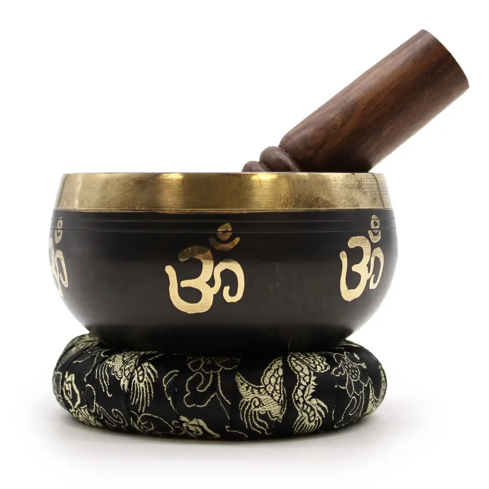 Yoga Om Singing Bowl Set - Tibetan Singing Bowl Sets