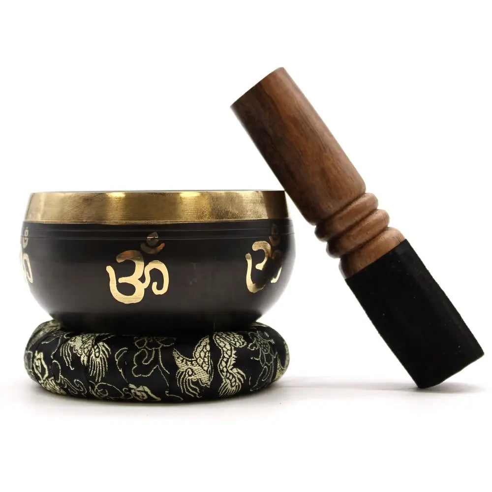 Yoga Om Singing Bowl Set - Tibetan Singing Bowl Sets