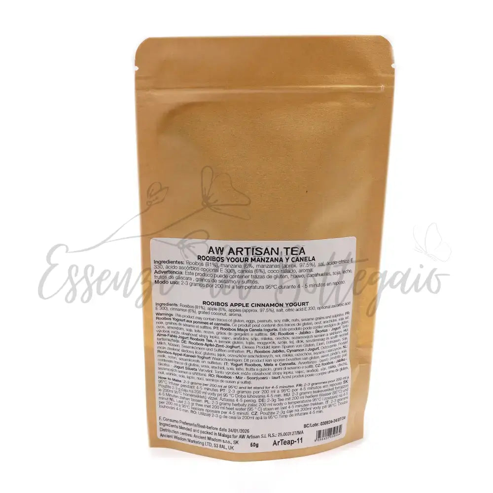 Yogurt Rooibos Mela e Cannella 50gr - Artisan Tea - 50g Bag